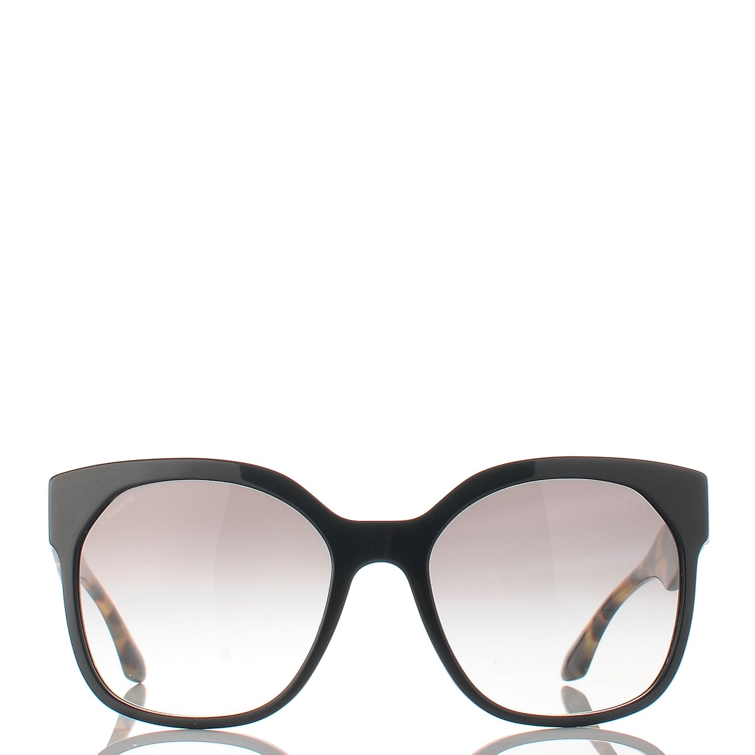 Prada Acetate Sunglasses SPR 10R Black Tortoise 2 of 9