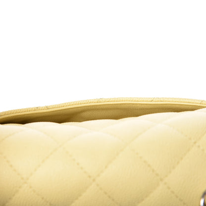 Chanel Caviar Quilted Mini Rectangular Flap Light Yellow 11 of 12
