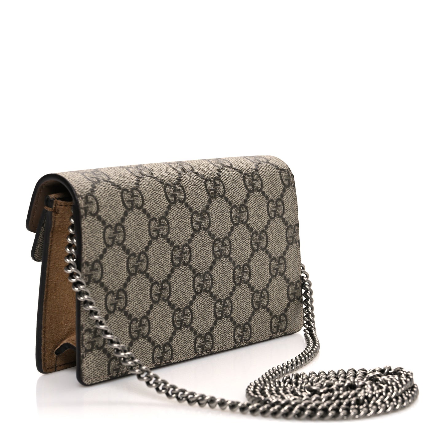 GG Supreme Monogram Super Mini Dionysus Shoulder Bag Taupe