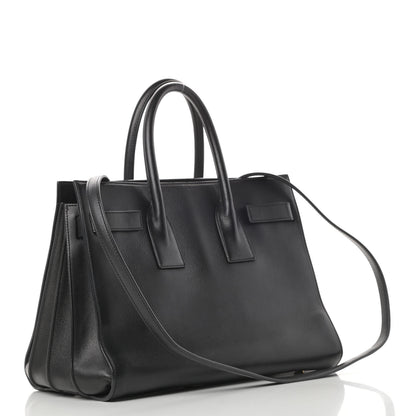 Saint Laurent Calfskin Small Sac De Jour Black 3 of 17