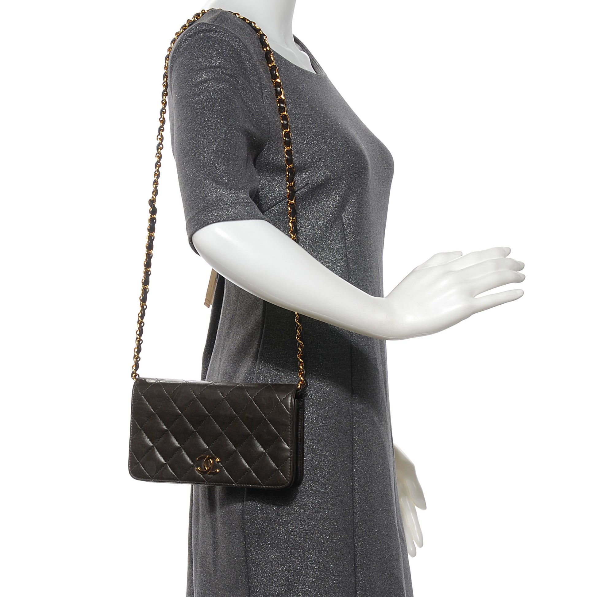 Chanel Lambskin Small Flap Bag Black 2 of 9