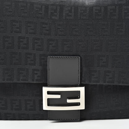 Fendi Zucchino Mama Baguette Black 8 of 12