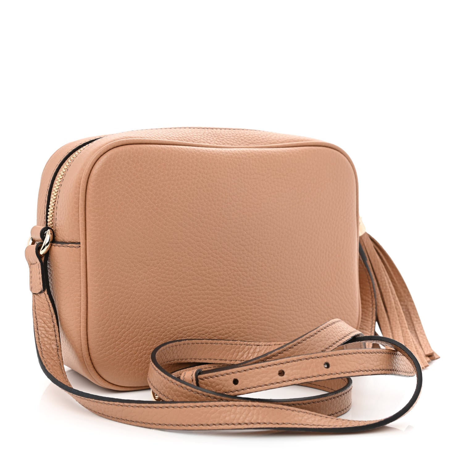 Gucci Pebbled Calfskin Small Soho Disco Bag Camelia 3 of 11