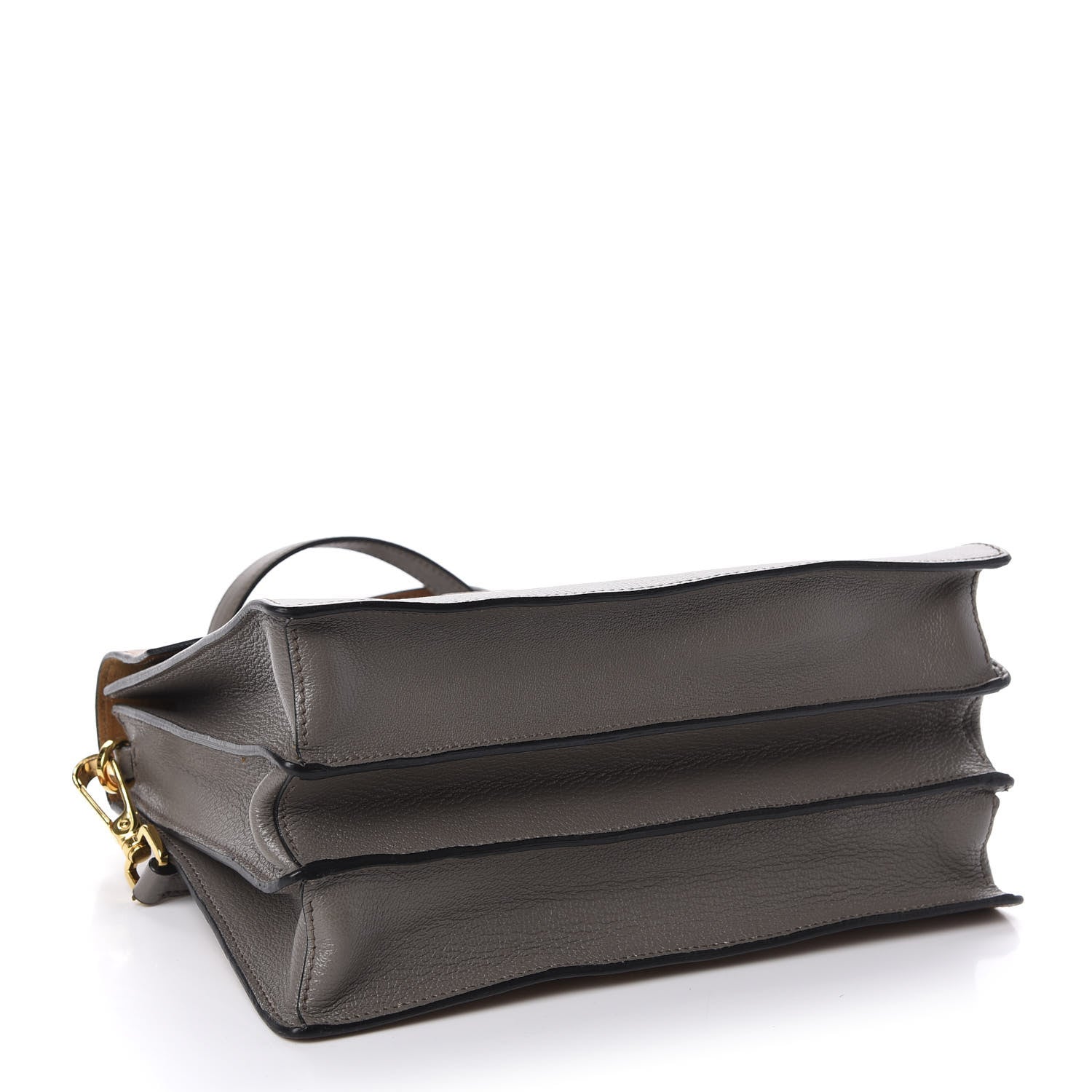 Miu Miu Goatskin Bandoliera Madras Bi-Color Shoulder Bag Grey and Brown 4 of 9