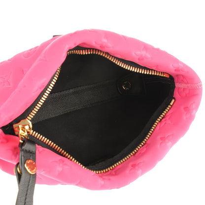 Louis Vuitton Monogram Scuba Clutch Pochette Fuchsia 5 of 7