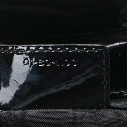 Christian Dior Patent Cannage Medium Lady Dior Black 7 of 12