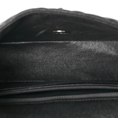 Chanel Metallic Caviar Quilted Mini Rectangular Flap Dark Grey 5 of 11