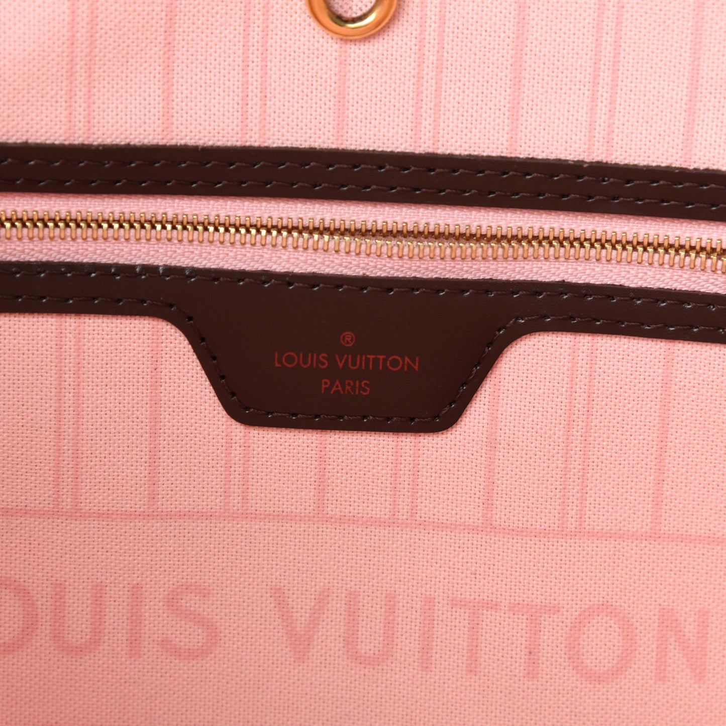Damier Ebene Neo Neverfull MM Rose Ballerine