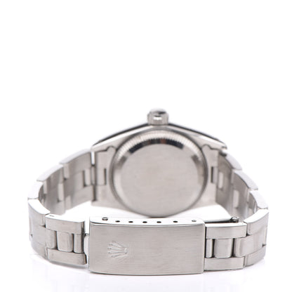 Rolex Stainless Steel 24mm Oyster Perpetual Watch White Roman 67180 4 of 8