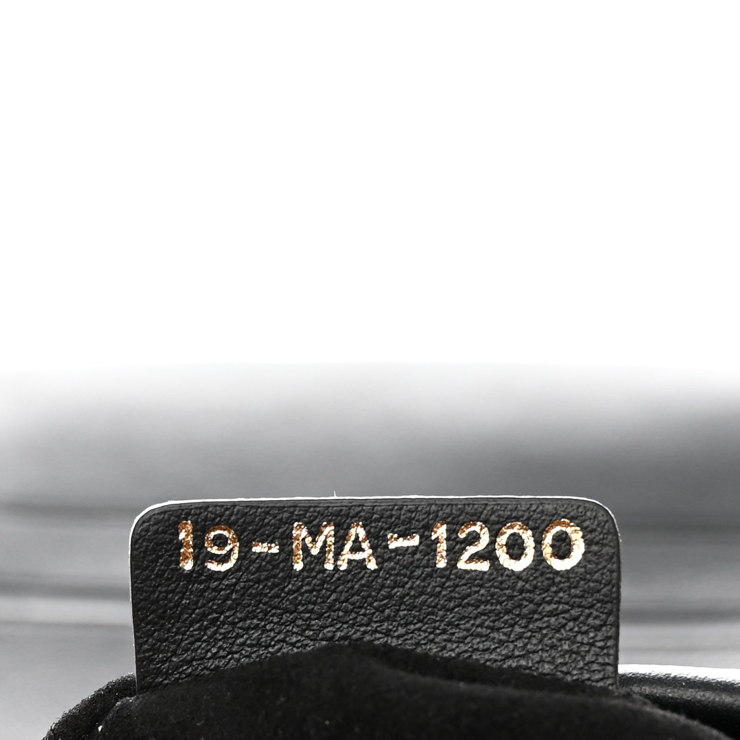 Calfskin Embossed Logo Zip Clutch Black