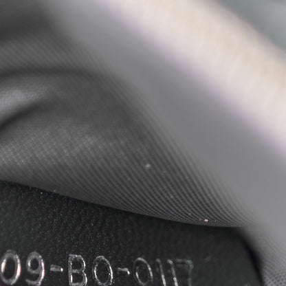 Christian Dior Metallic Patent Micro-Cannage Diorama Wallet on Chain Pouch Silver 8 of 11