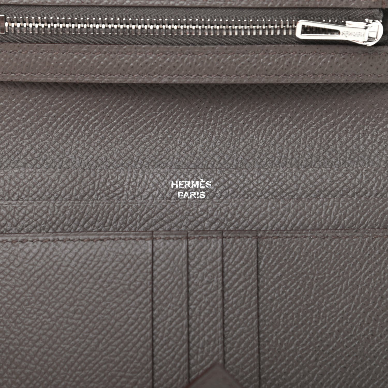 Hermes Epsom Bearn Compact Wallet Etain 6 of 7