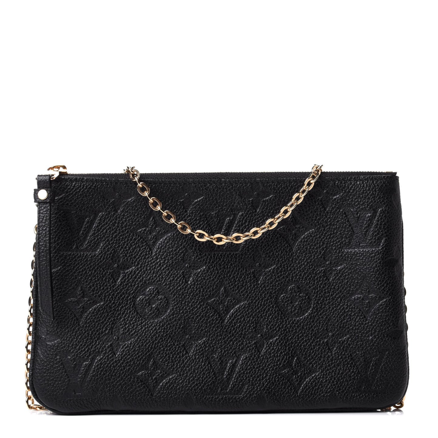 Empreinte Double Zip Pochette Black