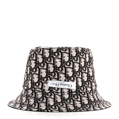 Christian Dior Nylon Oblique Reversible Teddy-D Brim Bucket Hat Beige 5 of 10