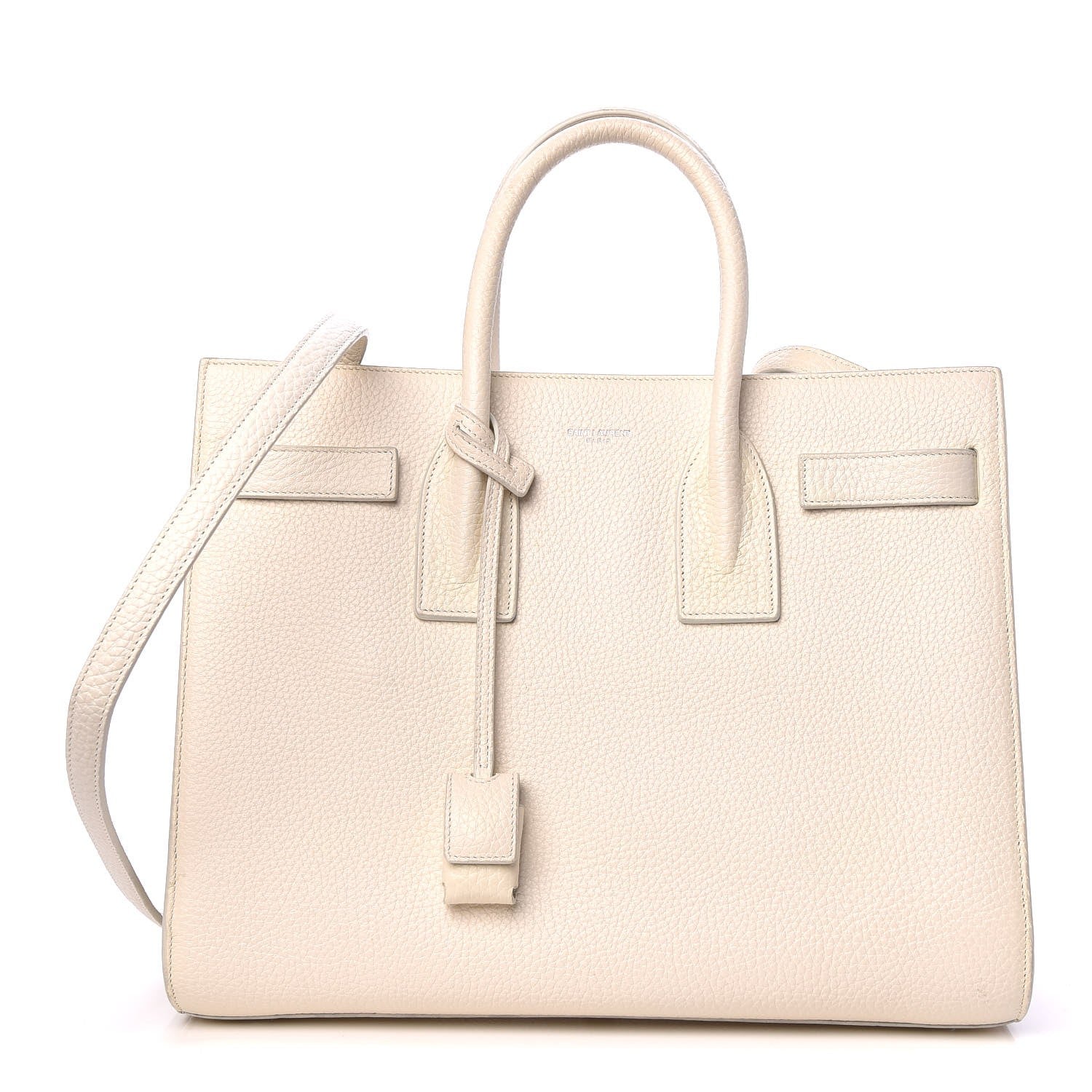 Saint Laurent Grained Calfskin Small Sac De Jour Porcellana 1 of 10