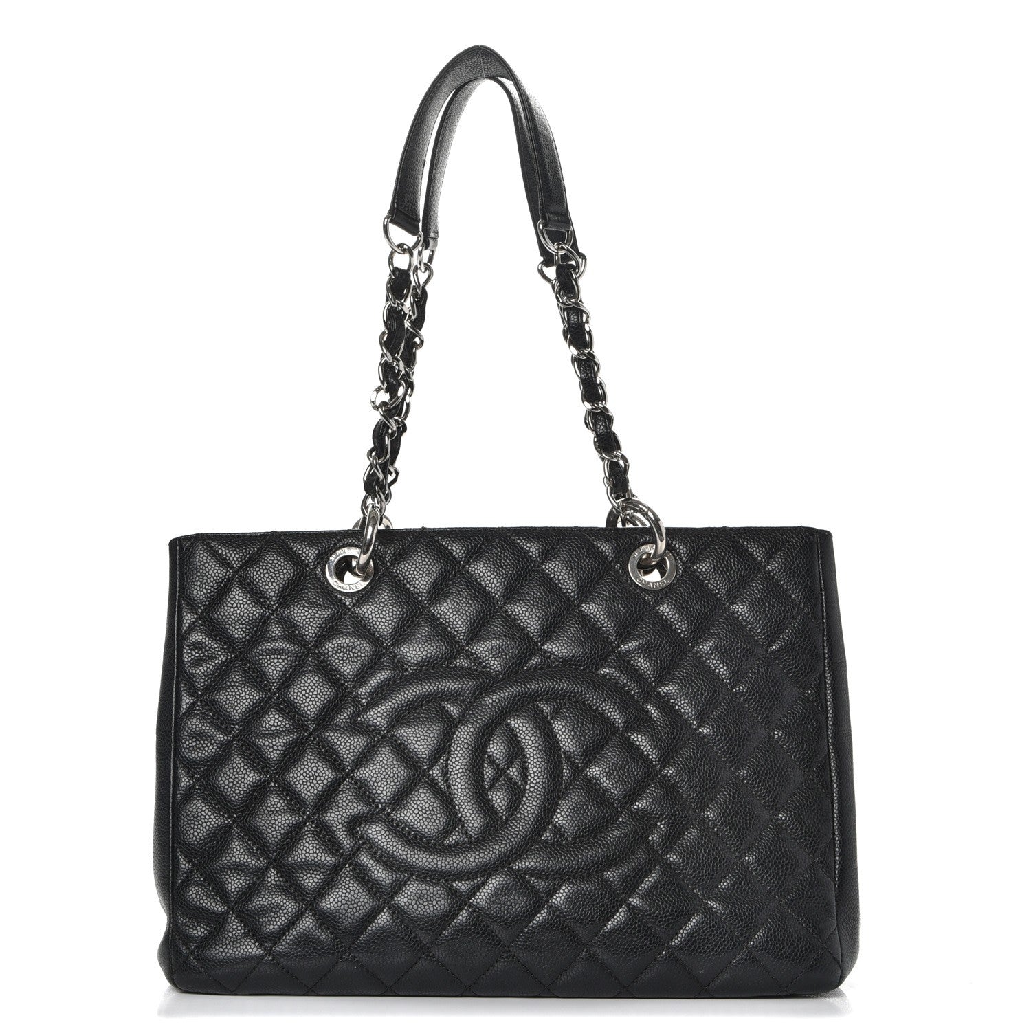 Chanel Caviar Quilted Grand Shopping Tote GST Black 1 of 14