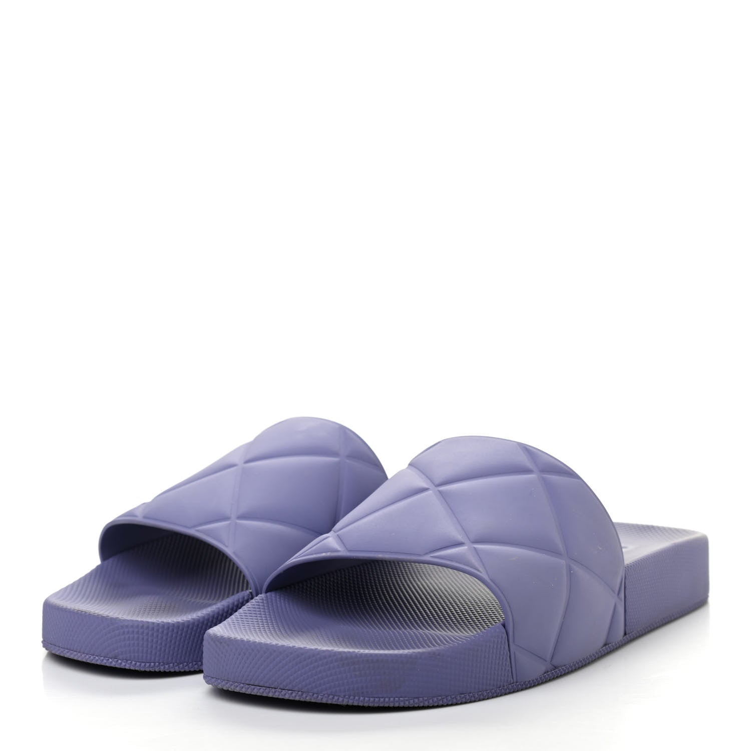 Bottega Veneta Rubber The Slider Sandals 39 Lavender 3 of 7