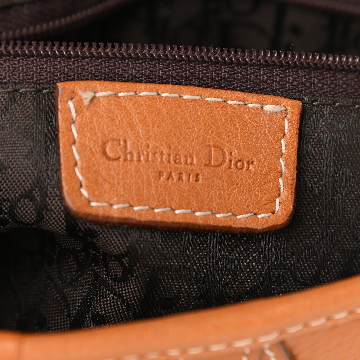 Calfskin Saddle Bag Tan