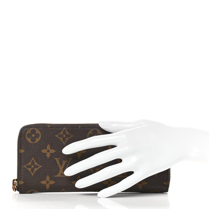 Louis Vuitton Monogram Clemence Wallet Fuchsia 2 of 6