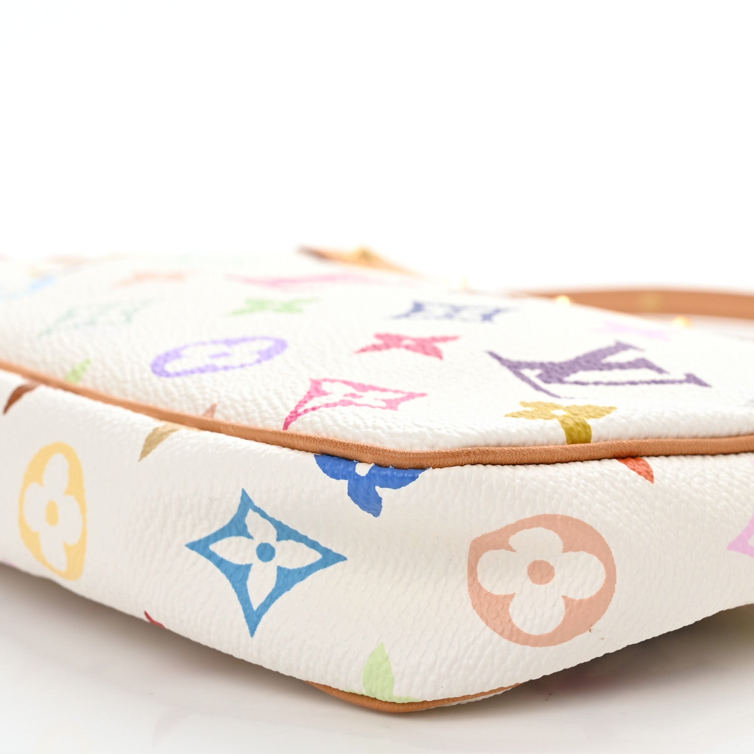 Louis Vuitton Monogram Multicolor Pochette Accessories White 11 of 11