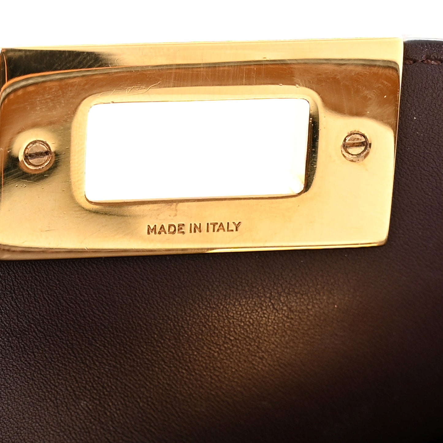 Vitello Tahiti Burro Bi-Color Medium Peekaboo Iconic Essentially Satchel Nocciola Asfalto Cast