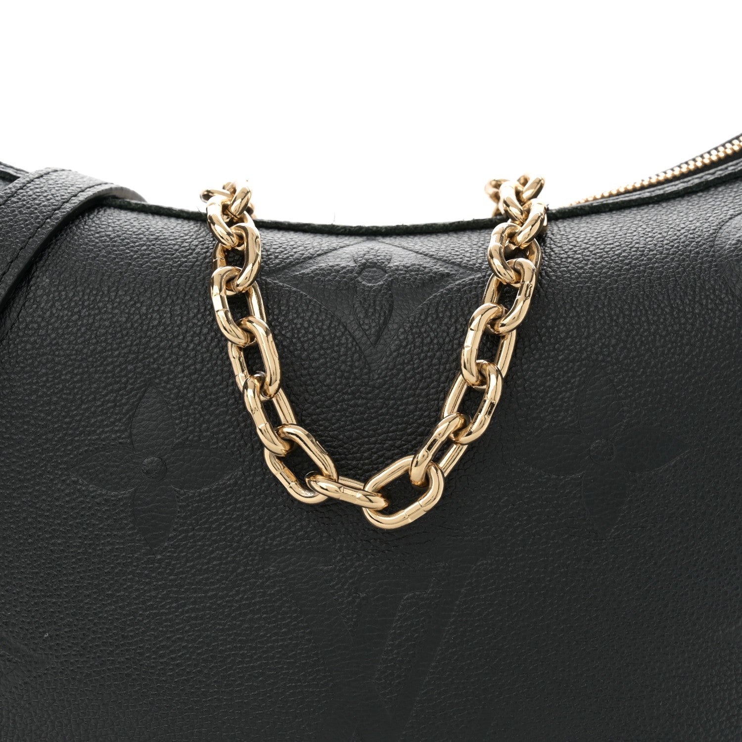 Louis Vuitton Empreinte Monogram Giant Loop Hobo Black 8 of 13