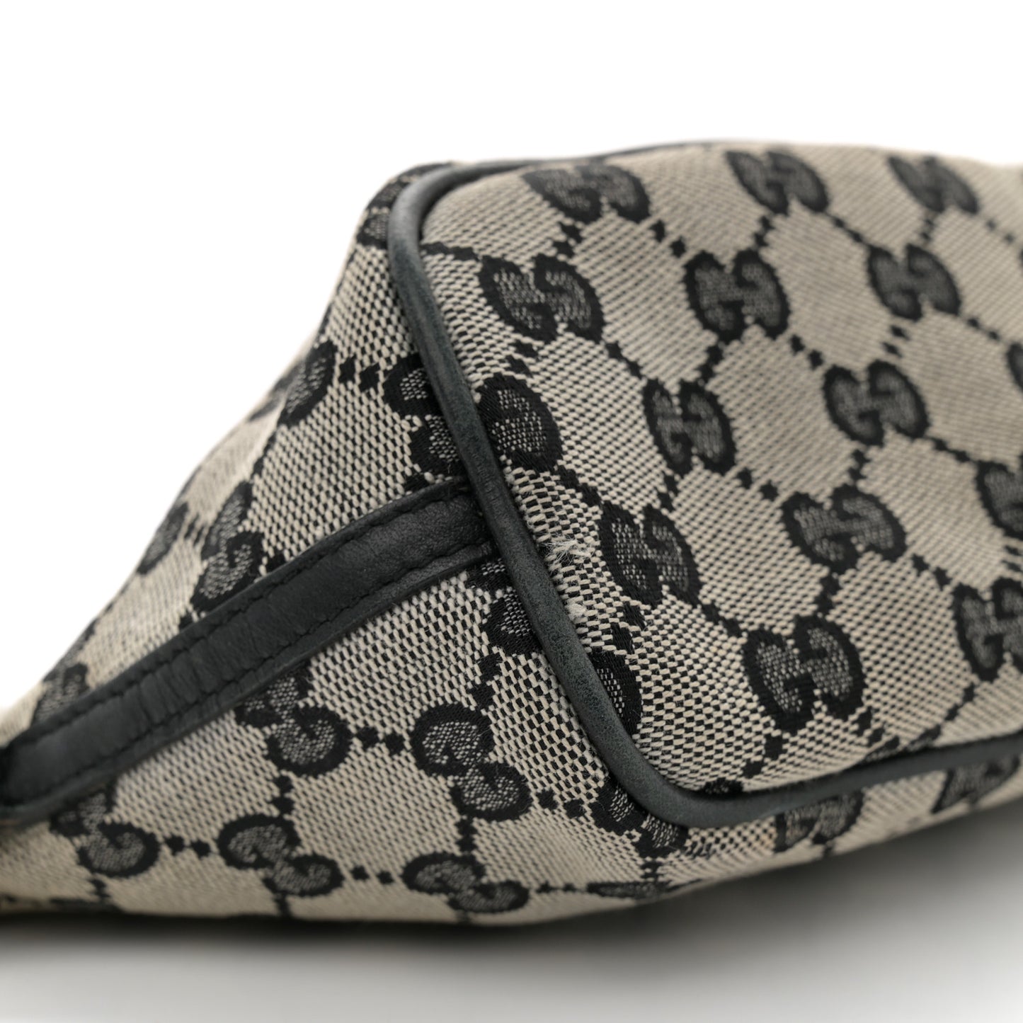 Monogram Web Boat Pochette Black