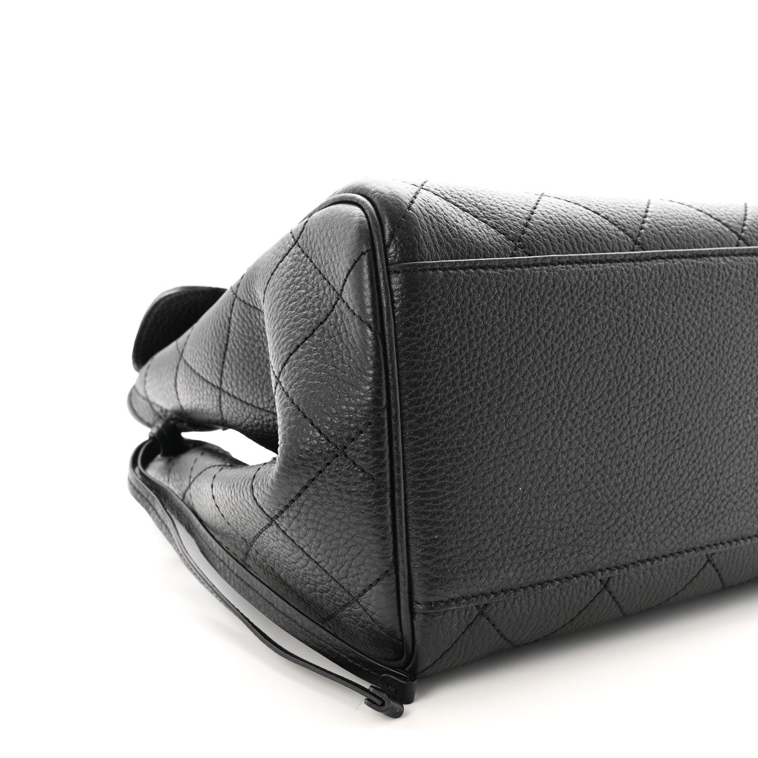 Chanel Grained Calfskin Stitched Urban Essentials Large Shopping Bag Black 9 of 10