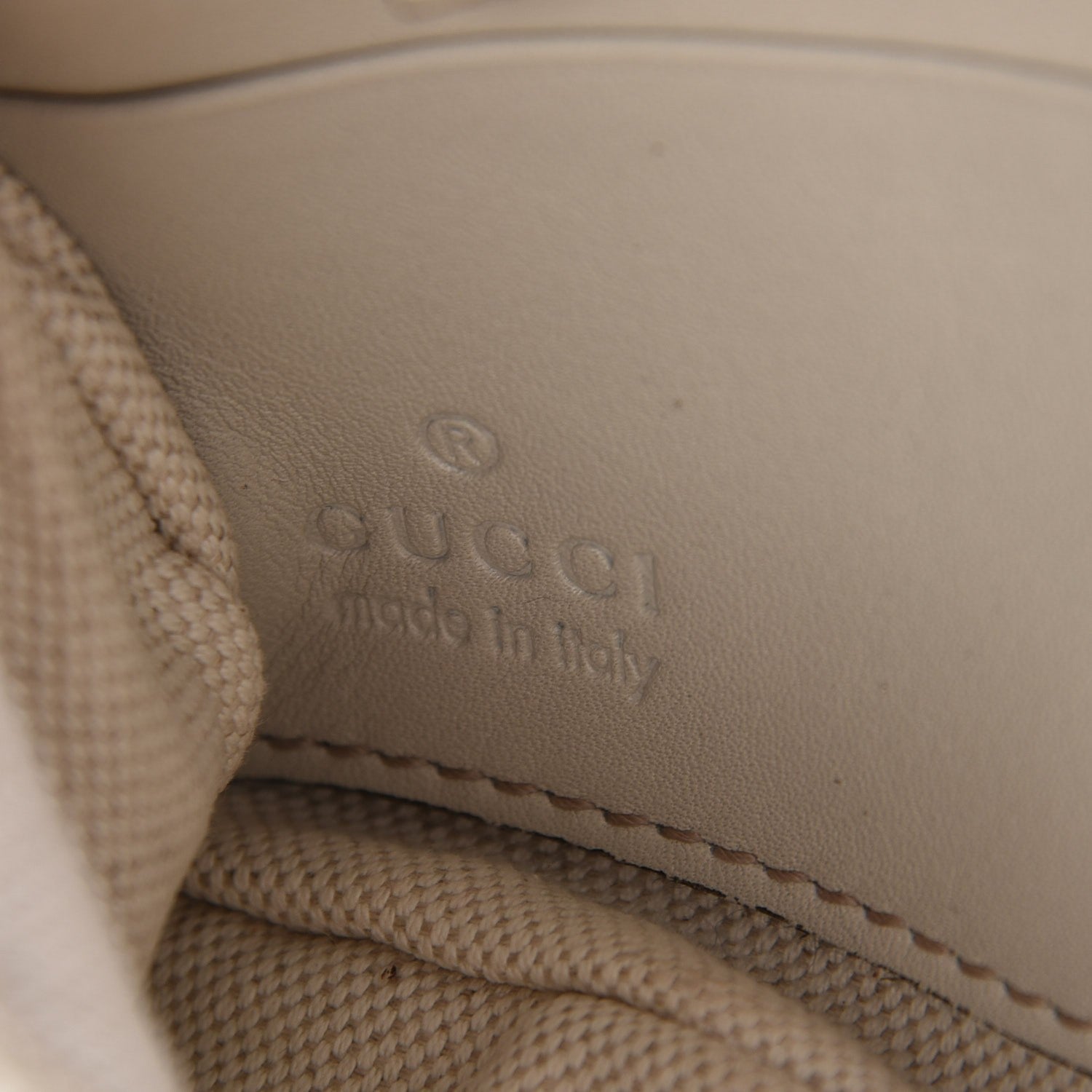 Gucci Monogram Mayfair Wristlet Off White 6 of 7