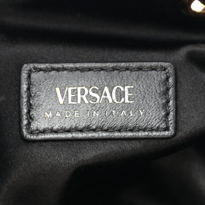 Versace Satin Medusa Mini Bucket Bag Black 6 of 10