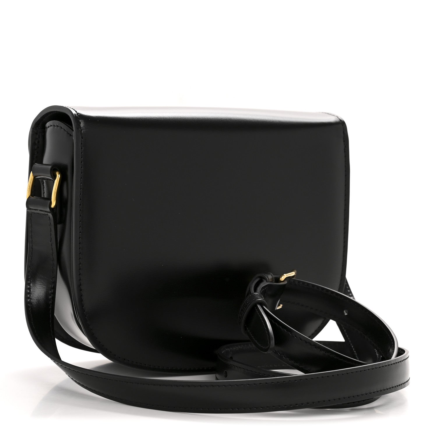 Celine Shiny Calfskin Teen Besace Black 3 of 13