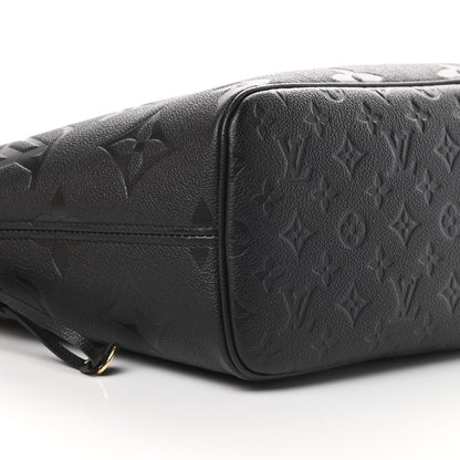 Louis Vuitton Empreinte Monogram Giant Neverfull MM Black 9 of 11