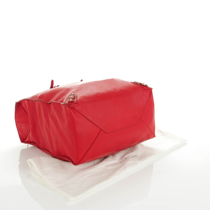 Balenciaga Veau Souple Papier Tote Rouge 4 of 7