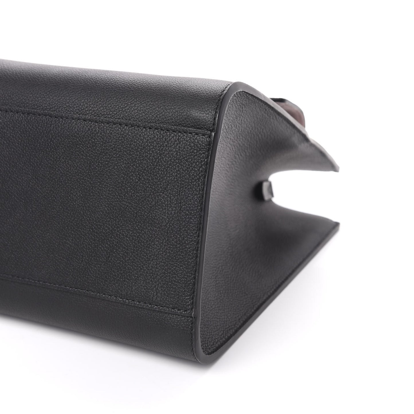 Soft Calfskin Lockme Tote MM Black Rose Ballerine