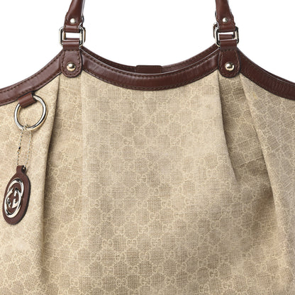 Gucci Monogram Large Sukey Tote Brown 8 of 14