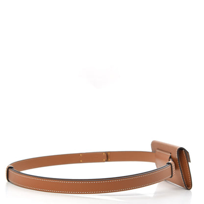 Hermes Epsom Kelly Pocket Belt Gold 2 of 5