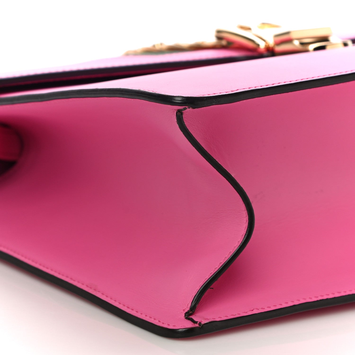 Gucci Vitello Fontanella Web Medium Sylvie Top Handle Bag Pink Tropical Flower 9 of 19