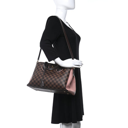 Louis Vuitton Cuir Taurillon Damier Ebene Normandy Magnolia 2 of 13