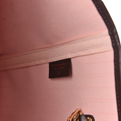 Louis Vuitton Damier Ebene Neo Neverfull MM Rose Ballerine 9 of 13