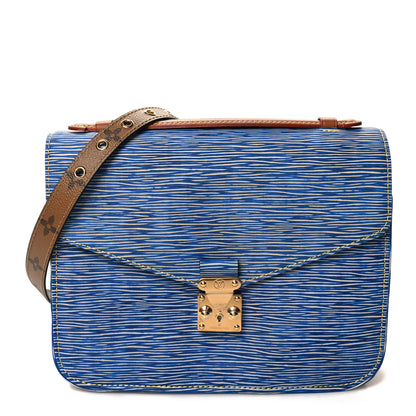 Louis Vuitton Epi Reverse Monogram Pochette Metis Denim Light 1 of 10
