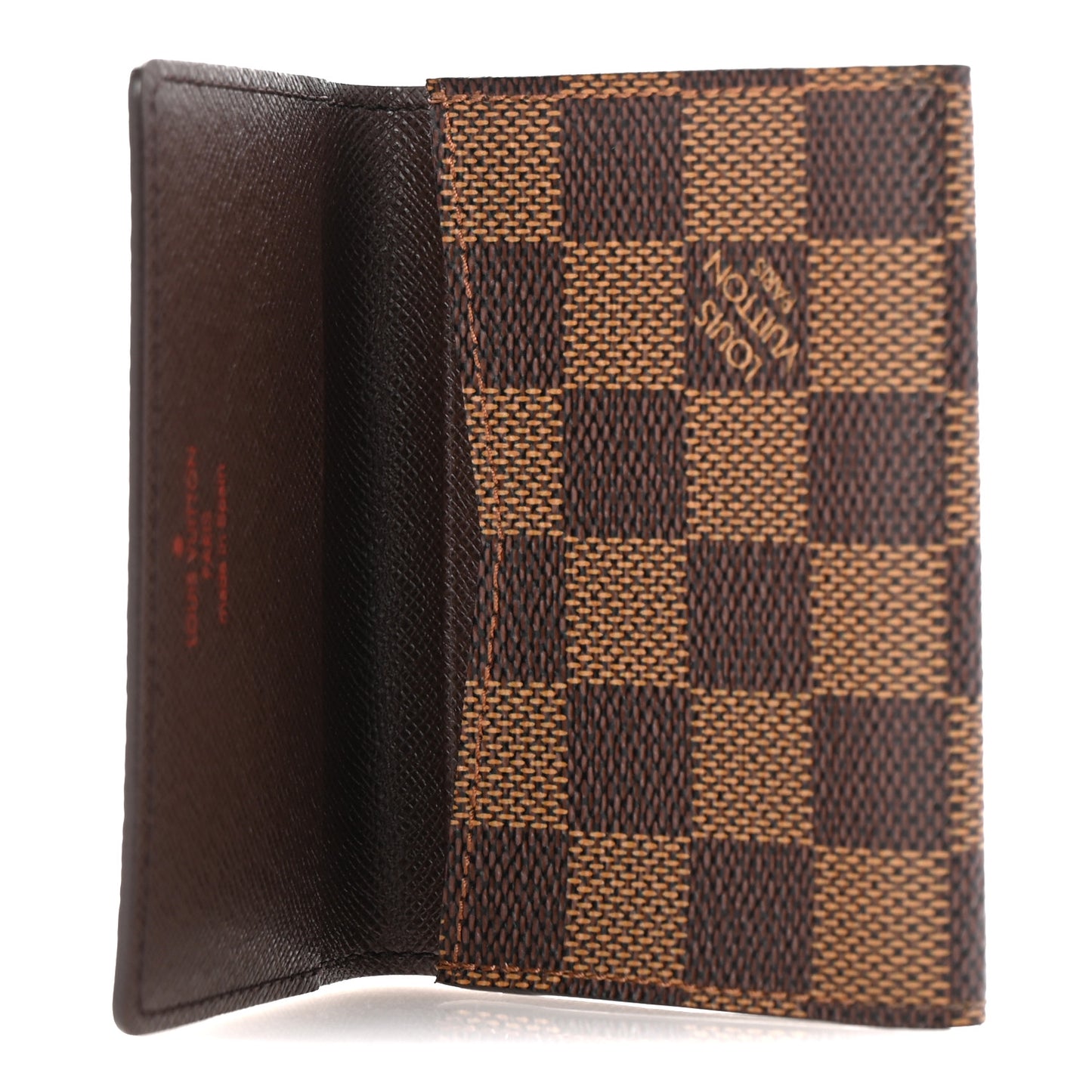 Damier Ebene Business Card Holder