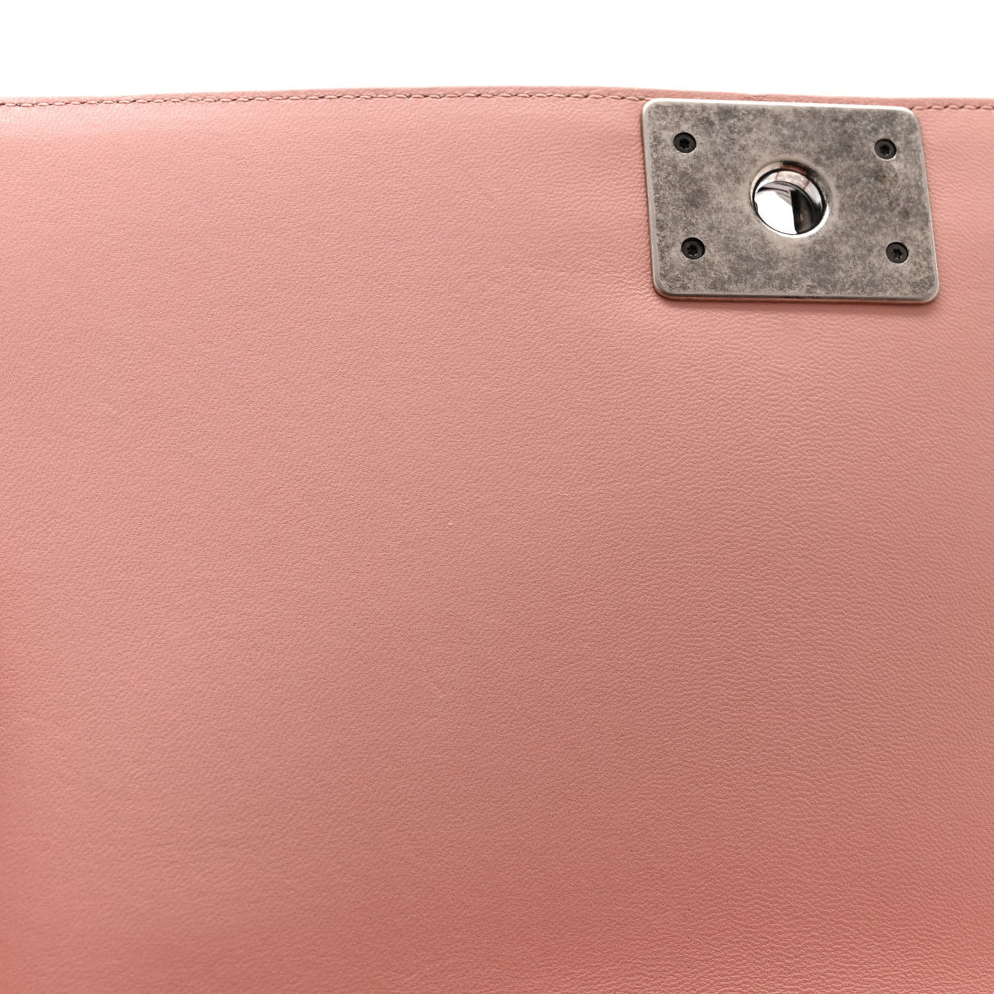 Lambskin Quilted New Medium Boy Flap Light Pink