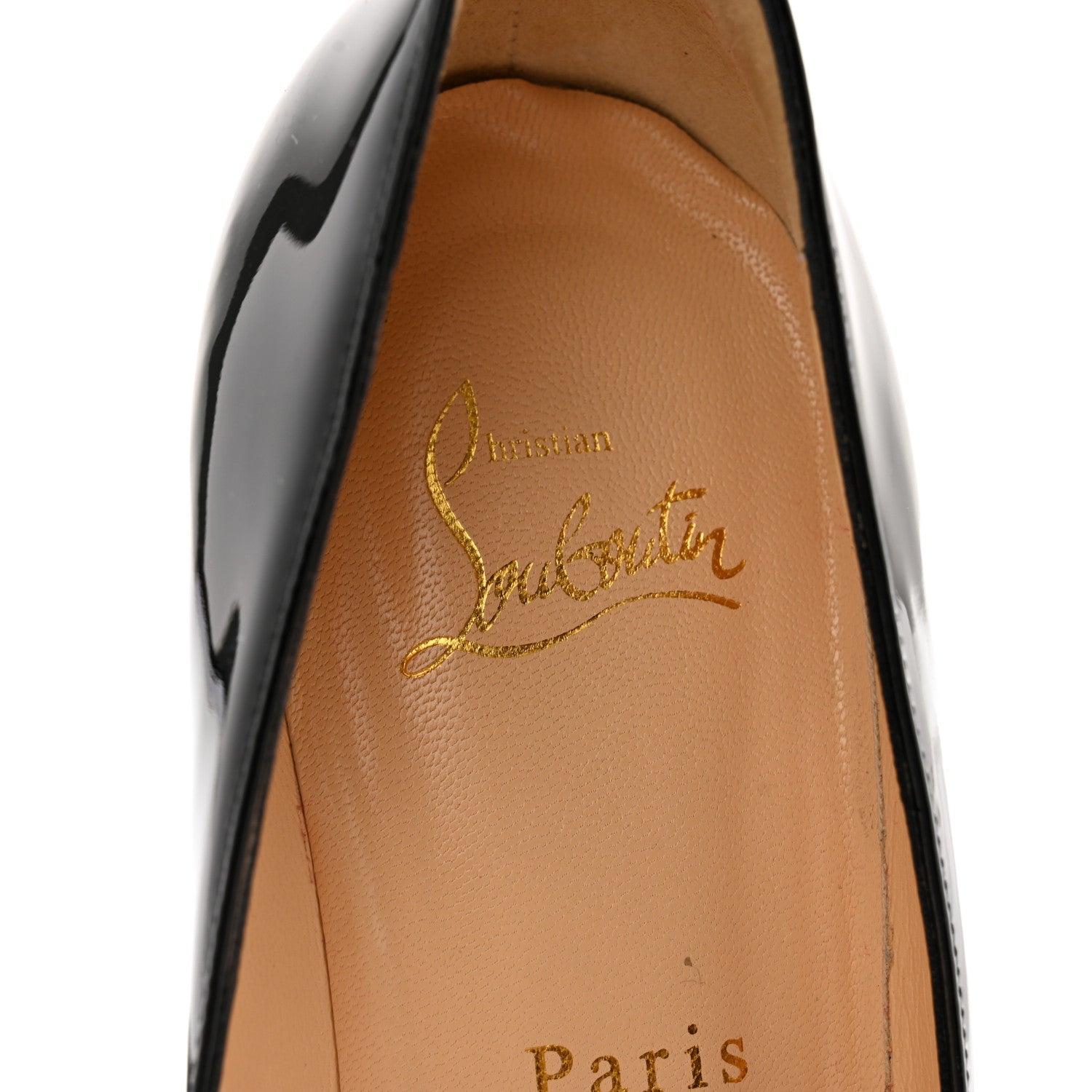 Christian Louboutin Patent Pigalle Follies 85 Pumps 38.5 Black 6 of 10