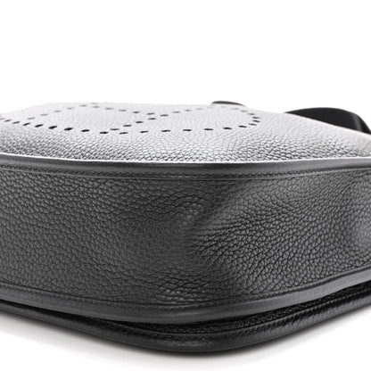 Hermes Taurillon Clemence Evelyne III PM Black 9 of 9