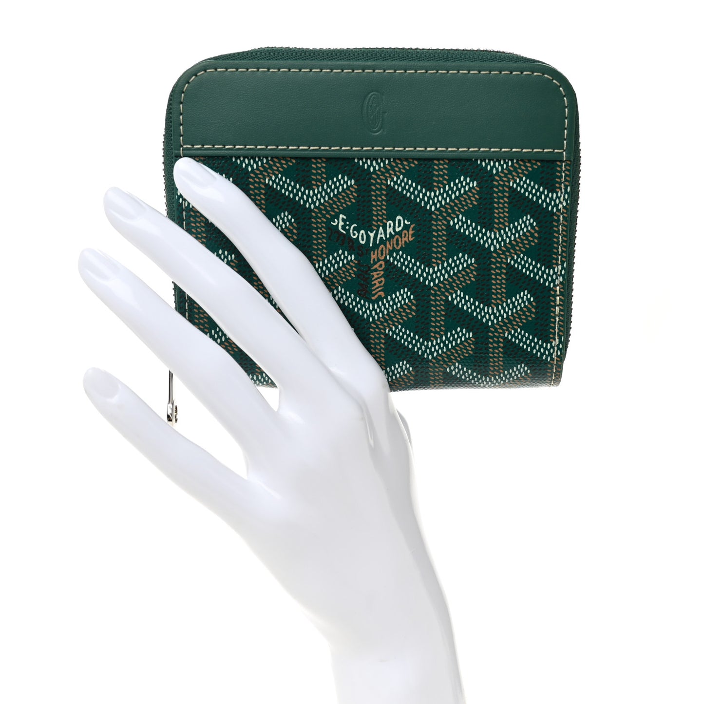 Goyardine Matignon PM Wallet Green