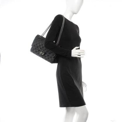 Chanel Aged Calfskin Quilted 2.55 Reissue 227 Flap Black 2 of 9