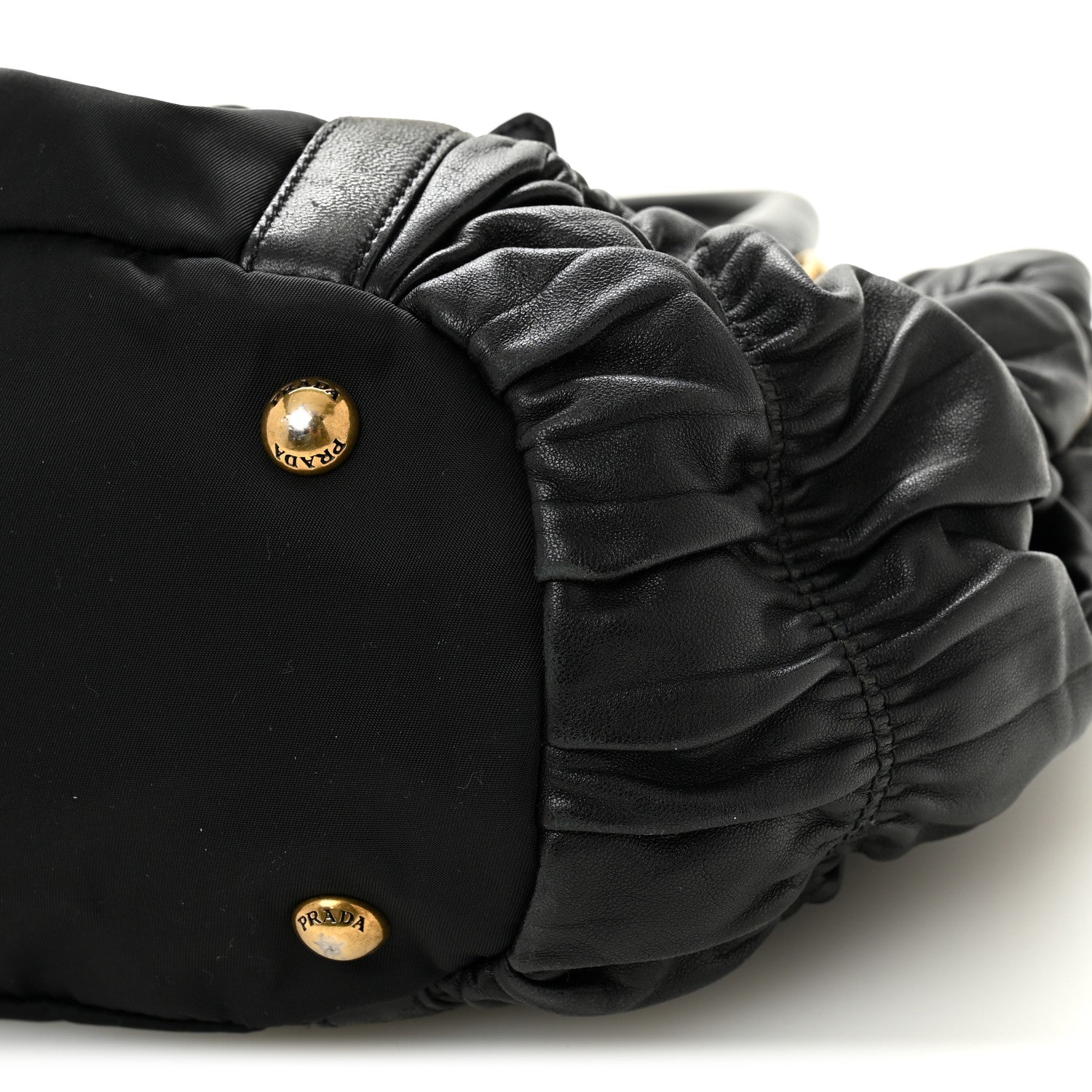 Prada Tessuto Nylon Gaufre Shopping Satchel Black 10 of 10