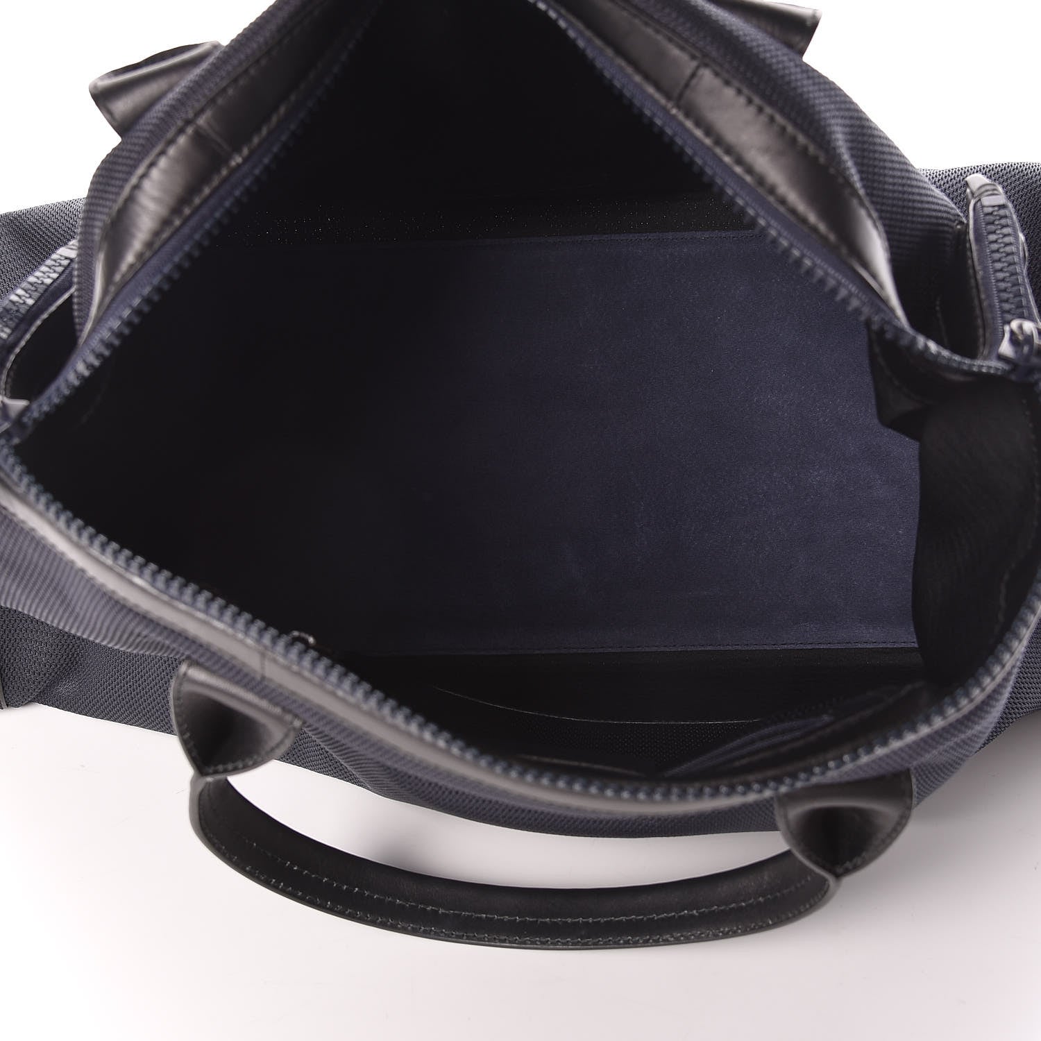 Alexander McQueen Neoprene De Manta Carryall Navy Black 7 of 9
