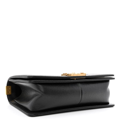 Chanel Caviar Quilted Medium Boy Flap Black 4 of 11