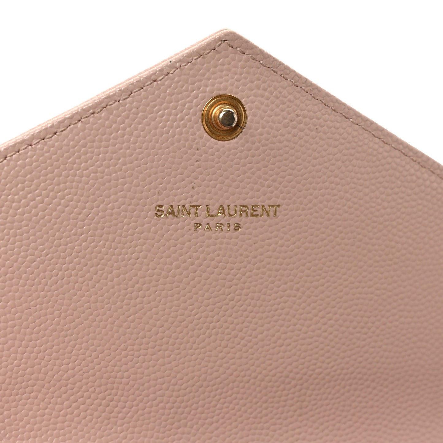 Grain De Poudre Matelasse Chevron Monogram Flap Wallet Pale Pink